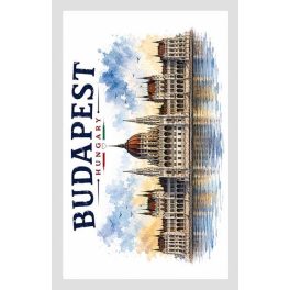 Budapest kéztörlő, konyharuha, Parlament