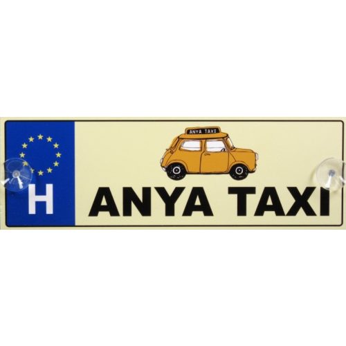 Vicces rendszámtábla, Anya taxi