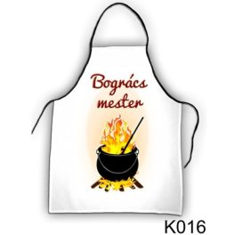 Vicces szakács kötény, Bogrács mester