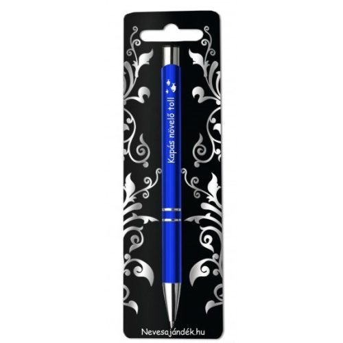 Gravírozott toll, Kapás növelő, kék