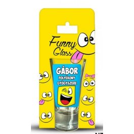 Gábor pálinkás pohár