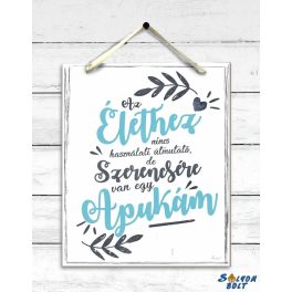 Dekor falikép, Szerencsére van egy apukám