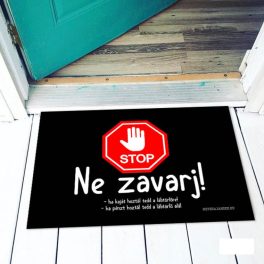 Vicces színes lábtörlő, Stop ne zavarj