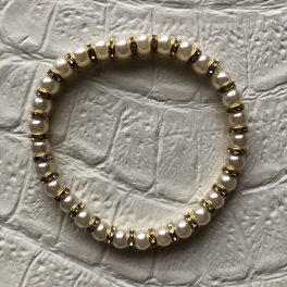 Aranygyöngy elegancia karkötő