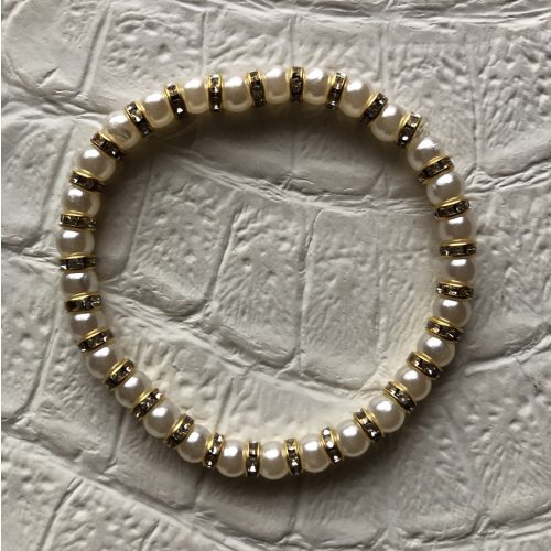 Aranygyöngy elegancia karkötő