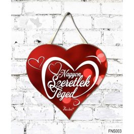   Szív tábla falra, szívek, Nagyon szeretlek téged, szerelmes ajándék