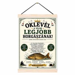 Vicces oklevél, A világ legjobb horgászának