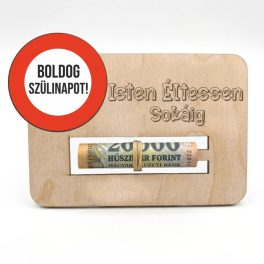 Születésnapi pénzátadó, Boldog szülinapot
