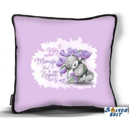 Kicsi macis díszpárna, tulipánok, mama