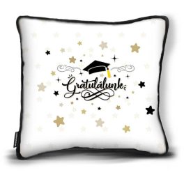 Kicsi díszpárna, ballagás, gratulálunk