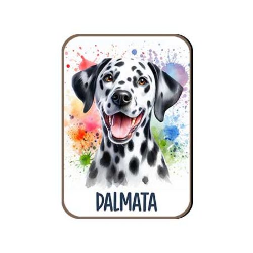 Kutyás fa hűtőmágnes, Dalmata