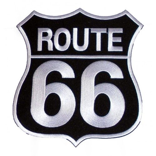 Route 66 hátfelvarró, nagyméretű