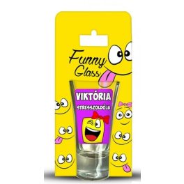 Viktória pálinkás pohár