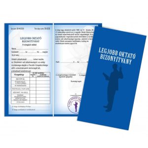 Vicces bizonyítvány, Legjobb oktató Vicces bizonyítvány, Legjobb oktató