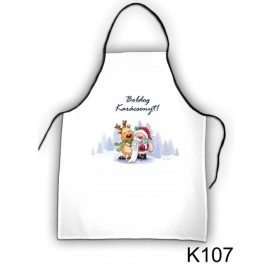 Szakács kötény, Mikulás és rénszarvas, karácsony