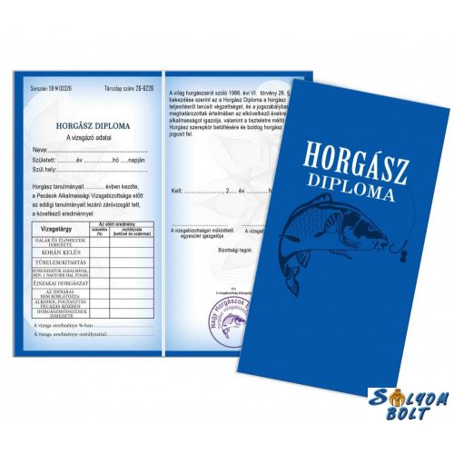 Vicces bizonyítvány, Horgász diploma