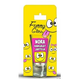 Nóra pálinkás pohár