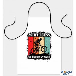 Vicces szakács kötény, Zsírt égess, ne üzemanyagot