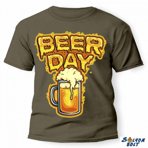 Vicces póló több színben, beer day