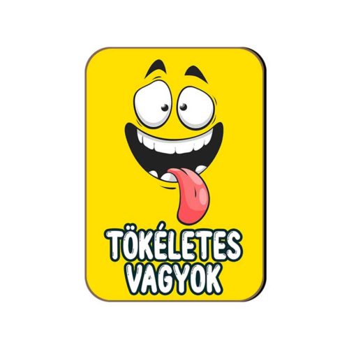 Fa hűtőmágnes, Tökéletes vagyok