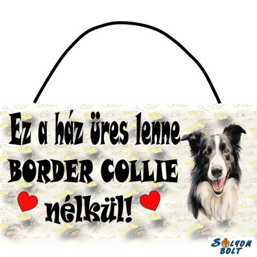 Kutyás falikép, Border Collie