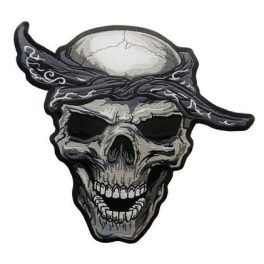 Koponya kendővel hátfelvarró, nagyméretű