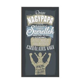 Dekor hűtőmágnes, Drága nagypapa szeretlek