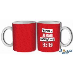 Bögre, Kövesd az álmaid Bögre, Kövesd az álmaid
