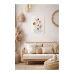 Színes, absztrakt művészet, kézzel készült kép