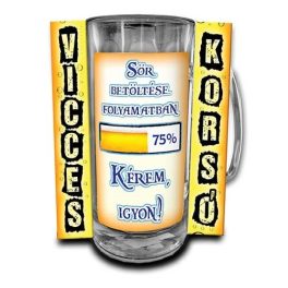 Vicces korsó, Sör betöltése folyamatban