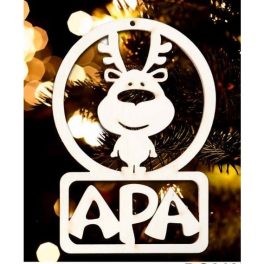 Karácsonyfa dísz, Apa, rénszarvas