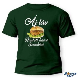   Vicces póló több színben, Áj láv rántott húsos szendvics
