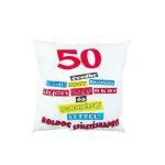 Díszpárna, 18, 20, 30, 40, 50, 60 évedbe került...Boldog születésnapot