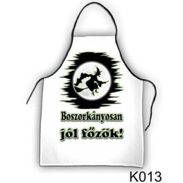 Vicces szakács kötény, Boszorkányosan jól főzök