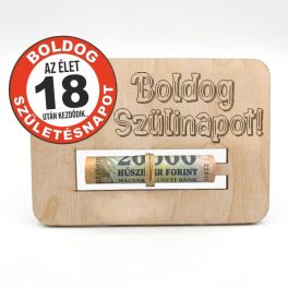 Születésnapi pénzátadó, Boldog szülinapot, számmal