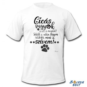 Vicces póló, Cicás vagyok, az is maradok Vicces póló, Cicás vagyok, az is maradok