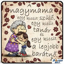 Hűtőmágnes, A nagymama egy kicsit szülő
