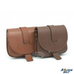 Női barna bőr válltáska, oldaltáska