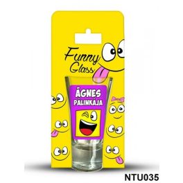 Ágnes pálinkás pohár