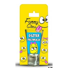 Eszter pálinkás pohár