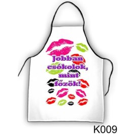Vicces szakács kötény, Jobban csókolok, mint főzök
