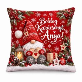 Karácsonyi plüss párna, Anyának