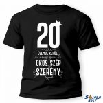 Vicces póló több színben, 18 évembe került, többféle számmal