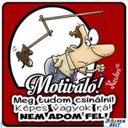 Vicces hűtőmágnes, Motiváló