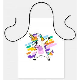Vicces szakács kötény, Táncoló unikornis
