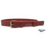 Bőr öv, piros