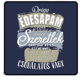 Hűtőmágnes, drága édesapám szeretlek