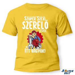 Vicces póló több színben, Szuper szerelő