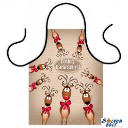 Szakács kötény, rénszarvasok, karácsony