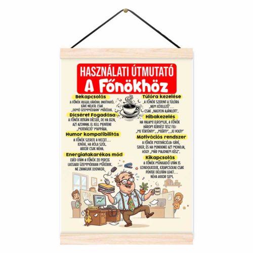 Vicces oklevél, Használati útmutató a főnökhöz